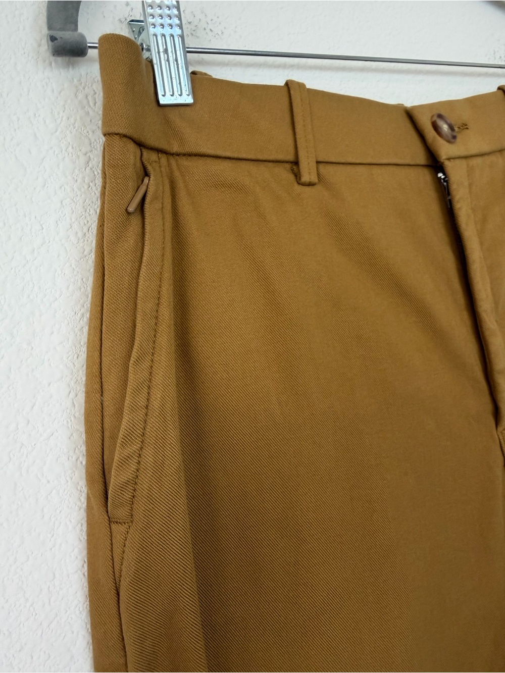 SPANX supersmooth® Stretch Twill Straight Pant in Flax Women's Size Large - Picture 8 of 14